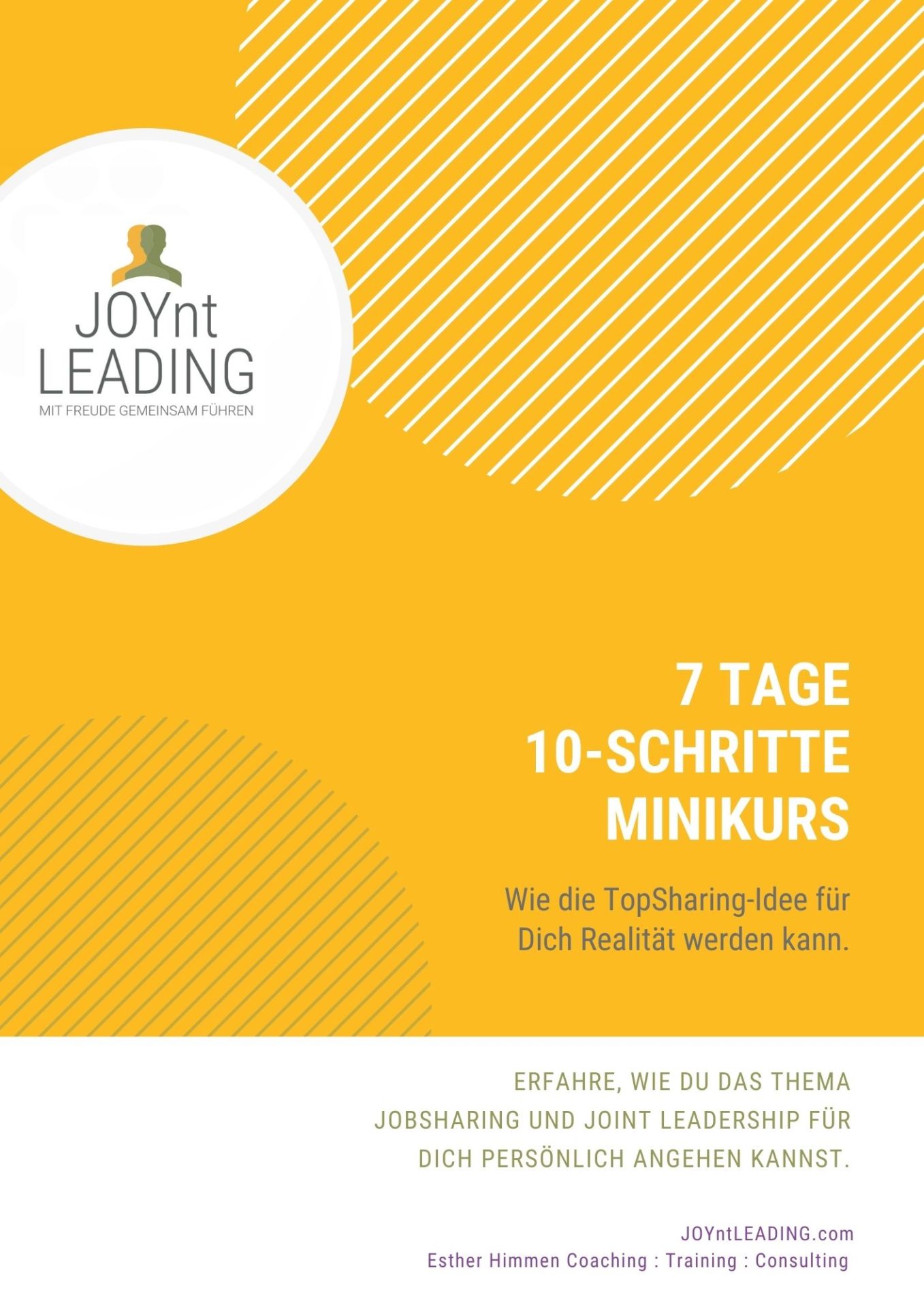 Jobsharing Joint Leadership 10 Schritte Anleitung