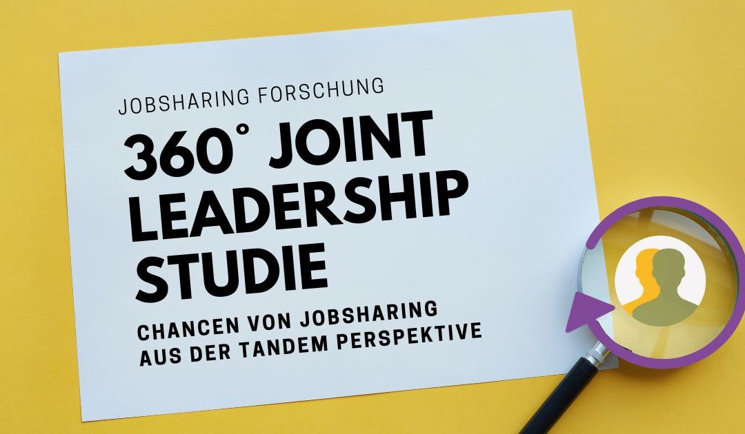 Bild zur 360° Joint Leadership Forschung mit Lupe und Text